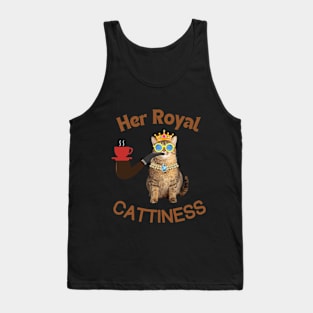 Her Royal Cattiness! | Cute Cat | Funny Cat Tank Top